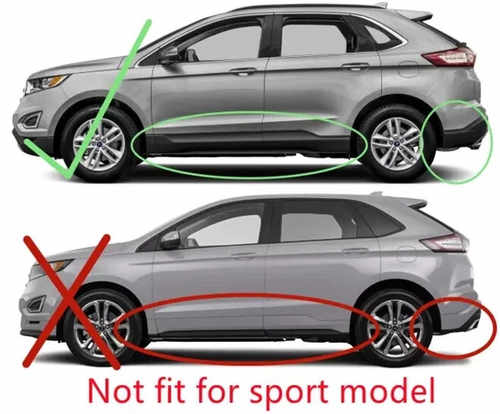 Бризковики Ford Edge 2015-2018, (4шт.)