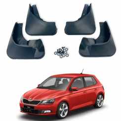 Бризковики Skoda Fabia 3 NJ 2014-2021 хетчбек, (4шт.) Premium