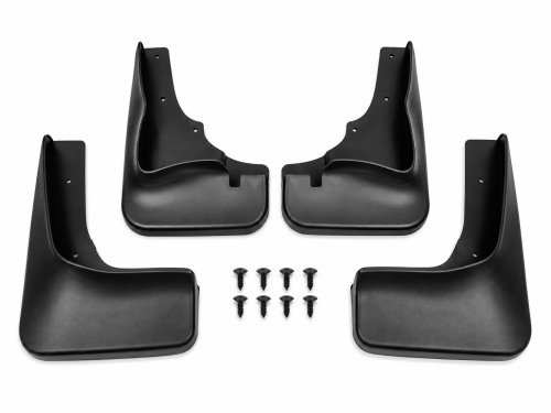 Бризковики Mitsubishi Outlander XL 2006-2012 Широкий порог,(4шт.) Premium