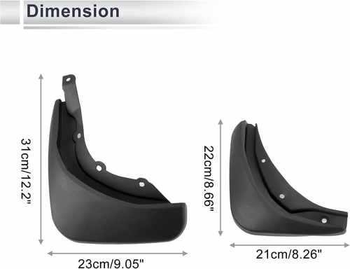 Бризковики Volvo S90 2016-2023, к-кт 4шт. Xukey
