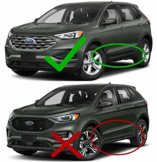 Бризковики передні Ford Edge 2015-2024, (2шт.)