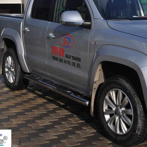 Пороги труба нерж. для VW Amarok 2010- /Ø60