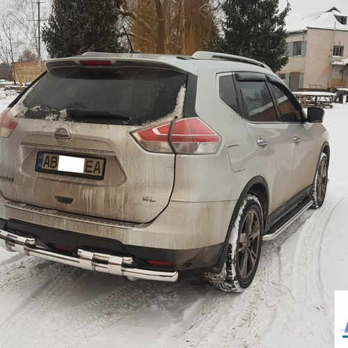 Захист заднього бампера для Nissan Rogue X-Trail (2014-2017)