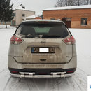 Захист заднього бампера для Nissan Rogue X-Trail (2014-2017)