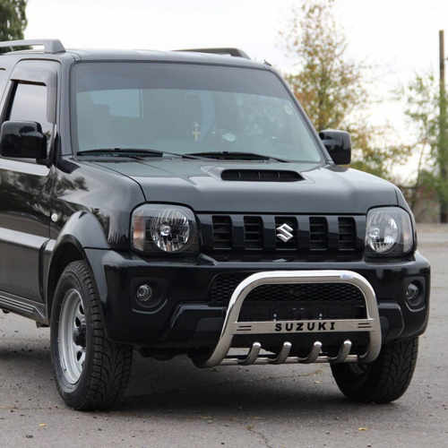 Кенгурятник з перемичкою і грилем D60 для Suzuki Jimny 1998+