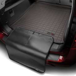Коврик в багажник коричневый с накидкой Weathertech USA для Toyota LC 200/LX 570 (7 мест)