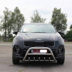 Кенгурятник з грилем Ø60 для Kia Sportage 2016-