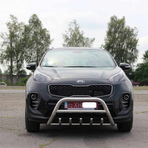 Кенгурятник з грилем Ø60 для Kia Sportage 2016-