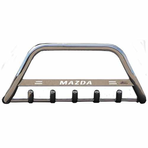 Кенгурятник з написом і грилем D51 для Mazda BT-50 2006-2012 (WT004)