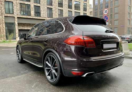 Бокові пороги підніжки для Porsche Cayenne 2010-2017