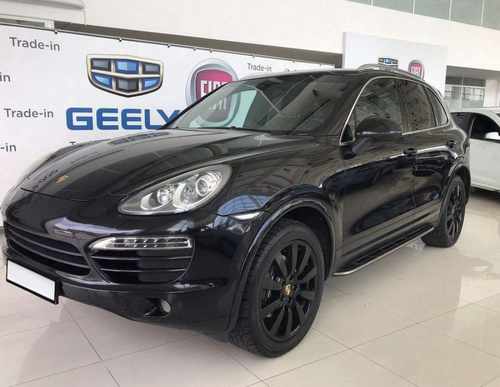 Бокові пороги підніжки для Porsche Cayenne 2010-2017