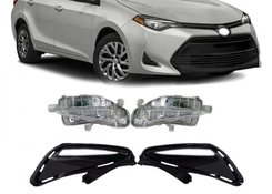 Противотуманные фары Toyota Corolla USA L LE 2017-2018 (установочный комплект)