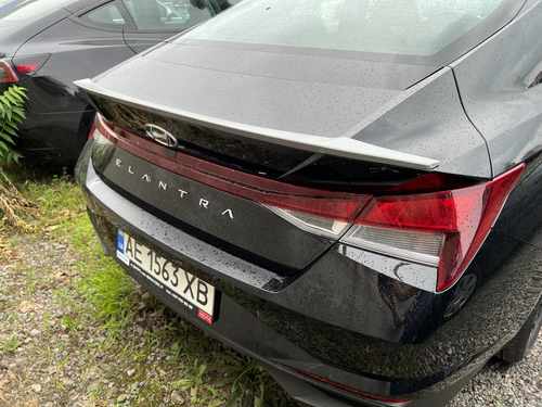 Спойлер лип Hyundai Elantra CN7 21+ ABS пластик під фарбування