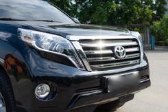 Решітка радіатора LX Mode Toyota Land Cruiser Prado 150 2013-2017 ABS пластик у чорному матовому кольорі