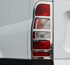 Хром накладки на стопи Ford Transit 2003-2007 нержавіюча сталь