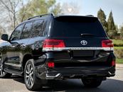 Обвіс тюнінг заднього бампера Modellista Toyota Land Cruiser 200 2015- під 1 трубу, колір чорний