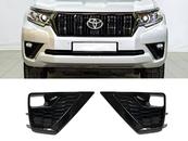 Накладки кришки на туманки Toyota Land Cruiser Prado 150 2018 2шт. під фарбування!