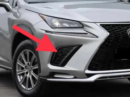Накладка переднього бампера Lexus NX F-Sport 2018+ ПРАВА СТОРОНА