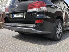 Юбка заднего бампера F-Sport Lexus LX 570 2012-2015
