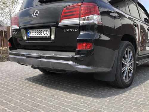 Спідниця обвіс заднього бампера F-Sport Lexus LX 570 2012-2015