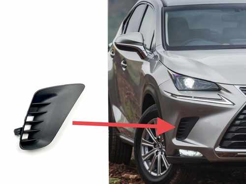 Накладка заглушка переднього бампера Lexus NX 2017-2022 ПРАВА СТОРОНА 5314178020