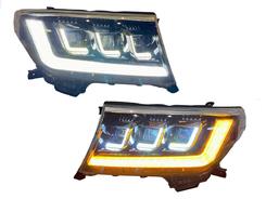 Фары Full LED 3 линзы Toyota Land Cruiser 200 2007-2015