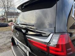 Спойлер WALD Lexus LX 450D / 570 2015-2022 ABS пластик, цвет черный