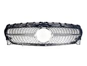 Решітка радіатора Diamond Silver для Mercedes CLA-Class W117 2016-2018