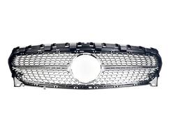 Решітка радіатора Diamond Silver для Mercedes CLA-Class W117 2016-2018