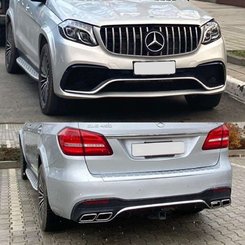 Комплект обвісу GLS63 AMG Mercedes Benz GLS class X166 2015-2018