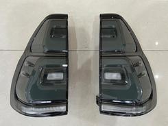Задние LED фонари Toyota Land Cruiser Prado 120 2003-2009 в стиле 2018+ , дымчатые 2шт