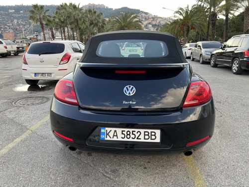Спойлер багажника Volkswagen Beetle A5 2011-2019 ABS пластик, колір чорний глянець
