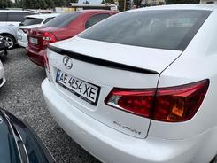 Спойлер лип багажника Lexus IS 2005-2012 ABS пластик, цвет черный глянец