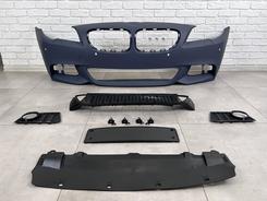 Передній бампер у зборі M Paket BMW 5 Series F10 F11 2010-2013 (під омивачі / з отворами під парктроніки)