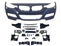 Передній бампер у зборі M Paket BMW 3 Series F30 F31 2012-2018 (під омивачі / без отворів під парктроніки)