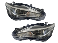 FULL LED фары в стиле рестайлинг 2017- для Lexus CT 2010-2021, комплект 2шт.