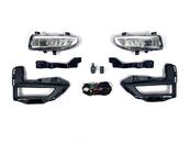 LED противотуманные фары Nissan X-Trail T32 / Rogue 2017-2020 (полный установочный комплект)