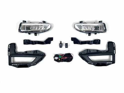LED противотуманные фары Nissan X-Trail T32 / Rogue 2017-2020 (полный установочный комплект)