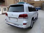 Спідниця обвіс заднього бампера F-Sport Lexus LX 570 2012-2015 колір білий