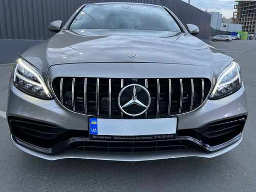 Бампер передній Mercedes C-class W205 у стилі C63 AMG рестайлінг 2019-2021