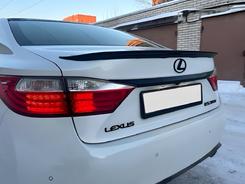 Спойлер лип Lexus ES 2012-2017 ABS пластик, цвет черный