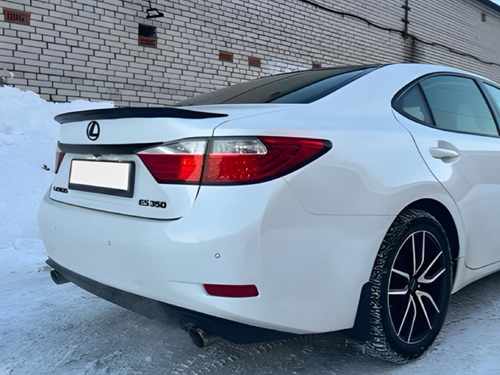 Спойлер лип Lexus ES 2012-2017 ABS пластик, колір чорний