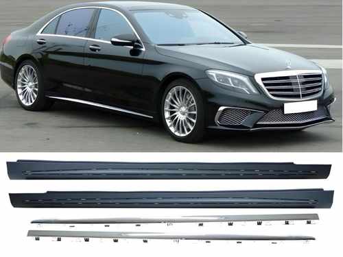 Пороги AMG Mercedes S Class W222 2013-2020 LONG довга база