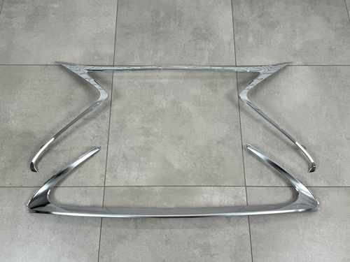 Хром окантування решітки Lexus ES 2015-2018 (верхня + нижня, 2шт)