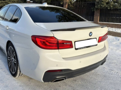 Спойлер ліп M-Performance BMW 5 series G30 2017- ABS пластик, колір чорний глянець