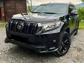 Спідниця обвіс переднього бампера ONYX BLACK Toyota Land Cruiser Prado 150 2018-2023 колір чорний 202