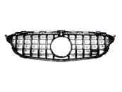 Решітка радіатора GT CHROME Mercedes C-Class W205 2014-2018 ПІД КАМЕРУ