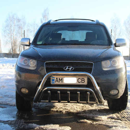 Кенгурятник подвійний Ø60 для Hyundai Santa Fe 2006-2012
