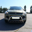 Кенгурятник з написом і грилем D60 для Ford Kuga 2013+ (WT004)