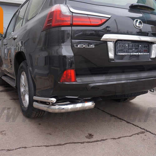Захист заднього бампера Lexus LX (2015-) (куточки) d60/42